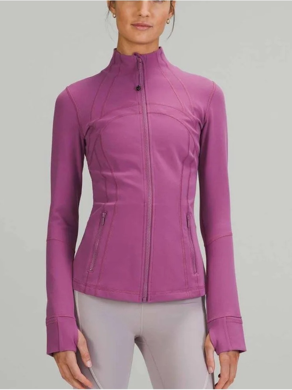 lululemon athletica Plum Full-Zip Performance Jacket